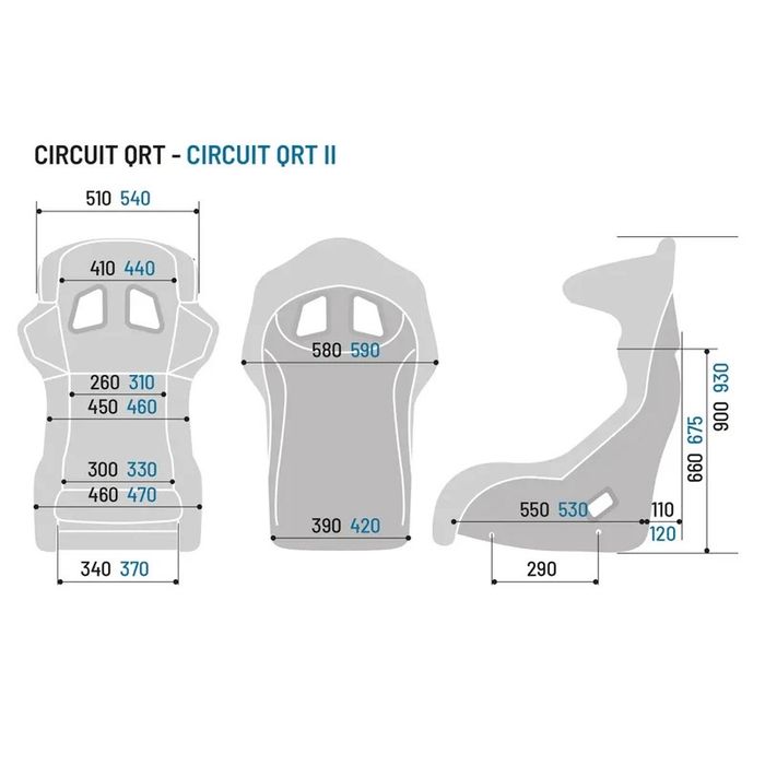 Scaun Simulator SPARCO CIRCUIT II QRT, fara omologare
