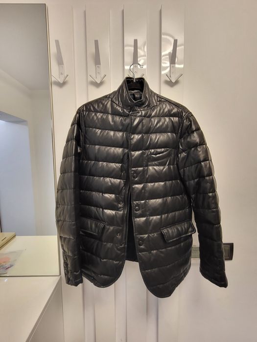 Geacă piele naturală Massimo Dutti 70% REDUCERE