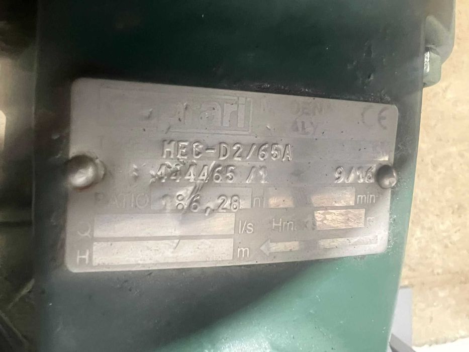 Pompa irigati Caprari MEC-D2/65A  (+ reductor + cadru )