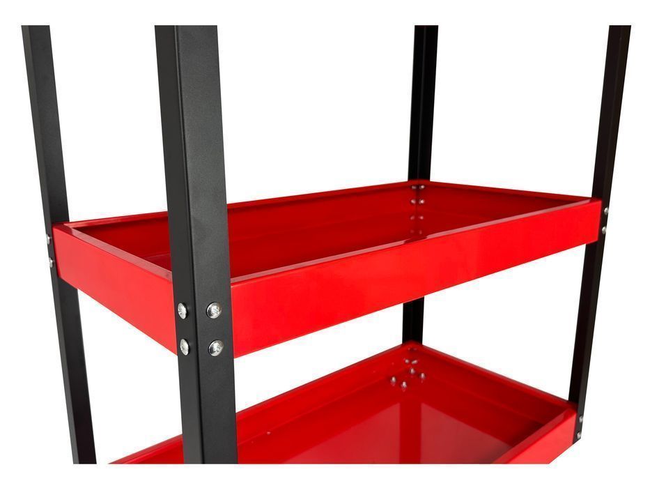 Carucior mobil metalic cu 3 rafturi gebo tools