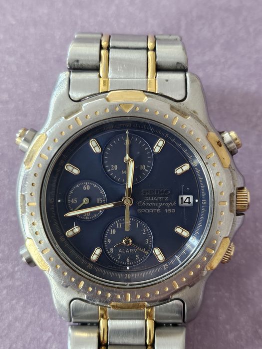 Seiko sports 150m cronograph alarm