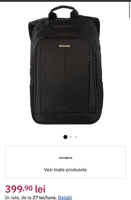 Ghiozdan Samsonite GuardIT 2.0 rucsac laptop 15.6”