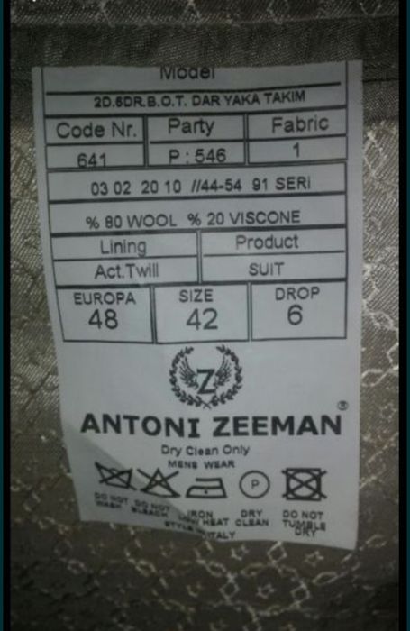 Продам муж. костюм !