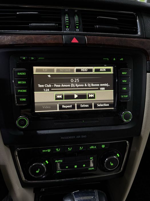 Navigatie RNS 510 HDD SD Card Skoda Superb 2 Octavia 2 Roomster