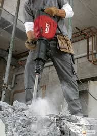 Перфоратор одбойный молоток аккуратно быстро сверлю ломаем бетон