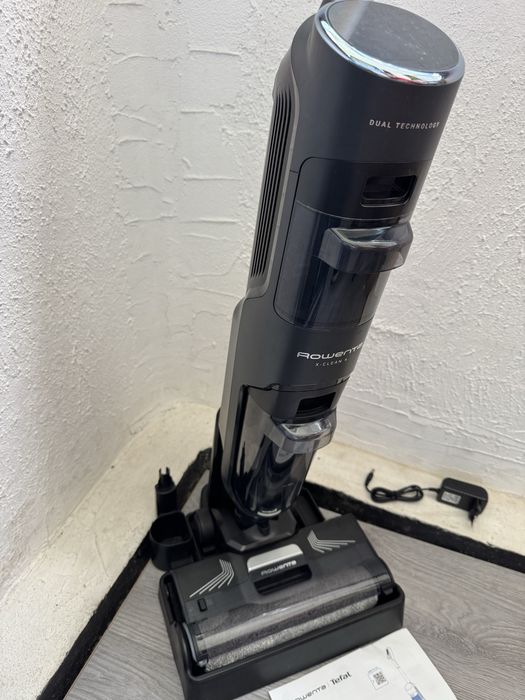 Безжична Вертикална Прахосмукачка за Сухо и Мокро Rowenta X-Clean 4 GZ5037WO 200W и Самопочистване!