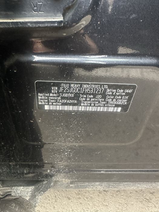 Субаро форестер на запчасти