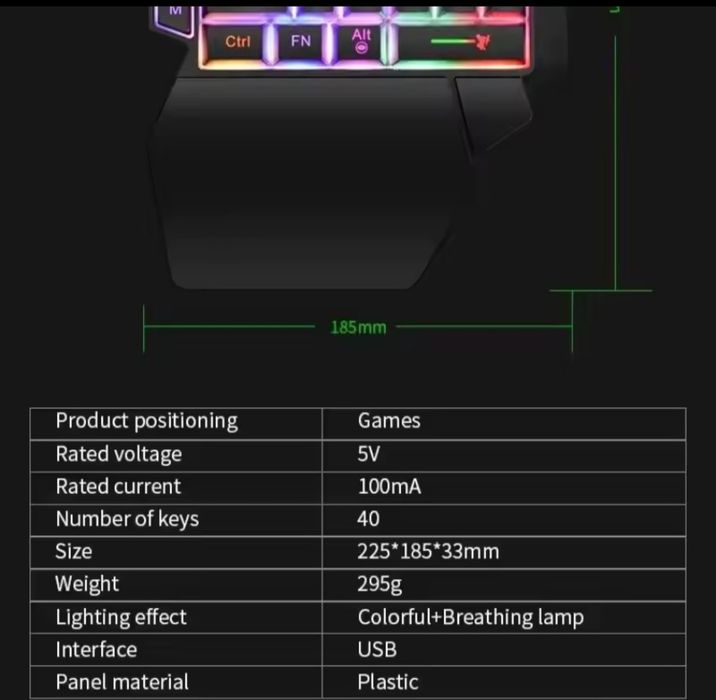 Mini tastatura gaming