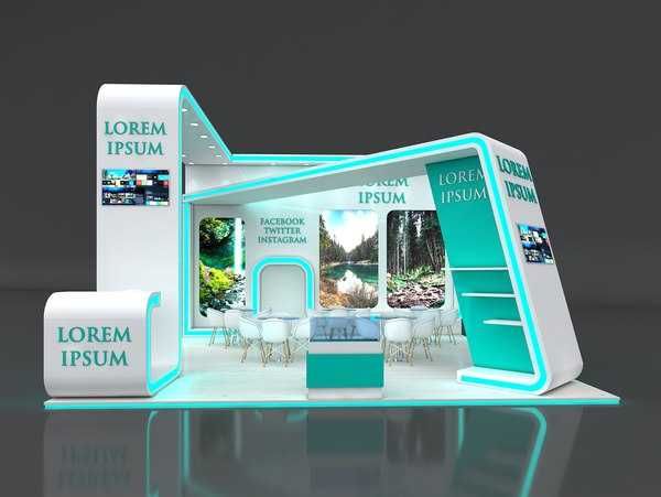 3D дизайн, визуализация, моделирование, выставка, интерьер, экстерьер