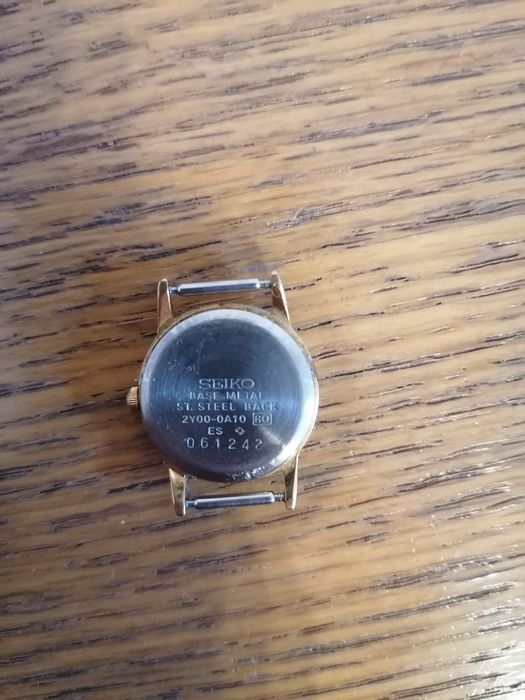 Ceas Seiko placat cu aur