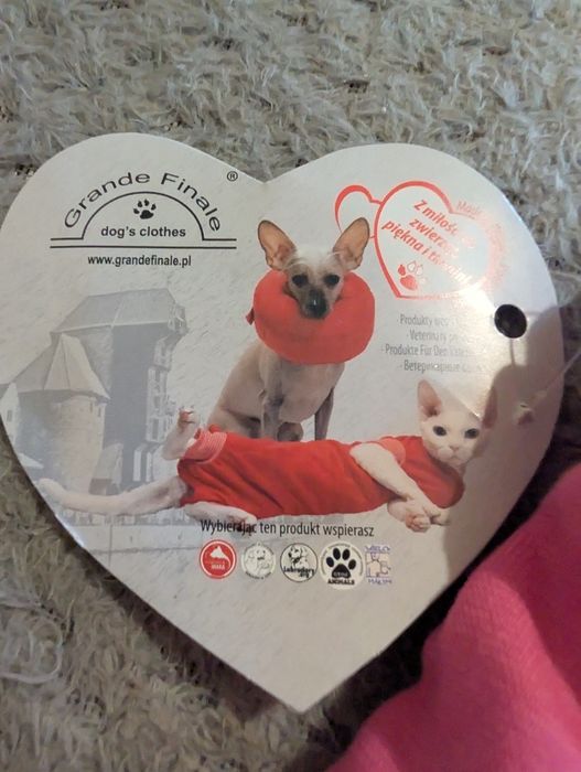 Следоперативно боди за куче котка Grande Finale – размер S (28–32 см)