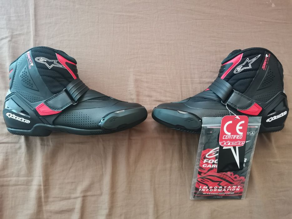 Кожени боти за мотор Alpinestars SMX-1 R V2 Vented