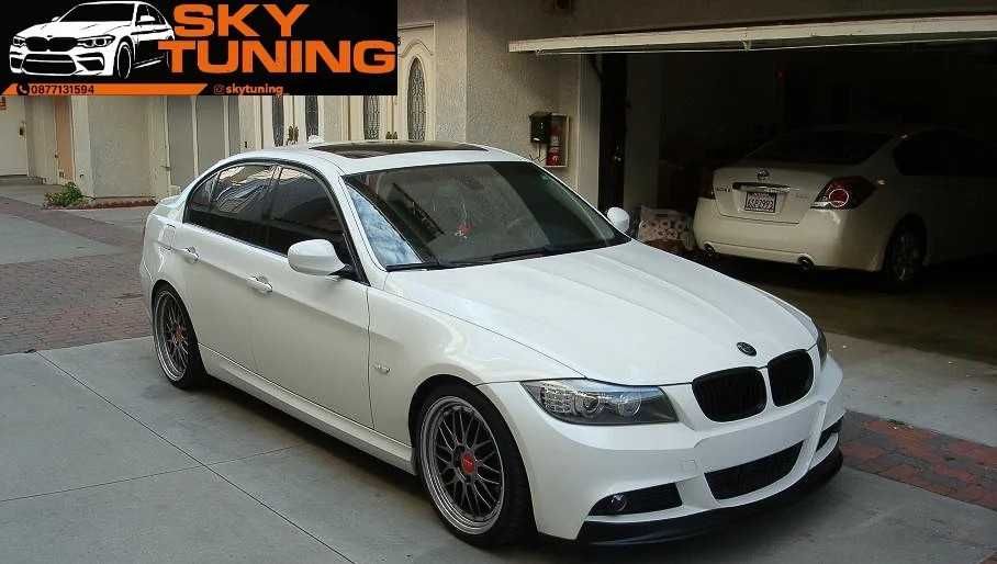 Bmw e90/91 LCI Лип Спойлер бмв е90/91 фейс добавка предна броня м тех