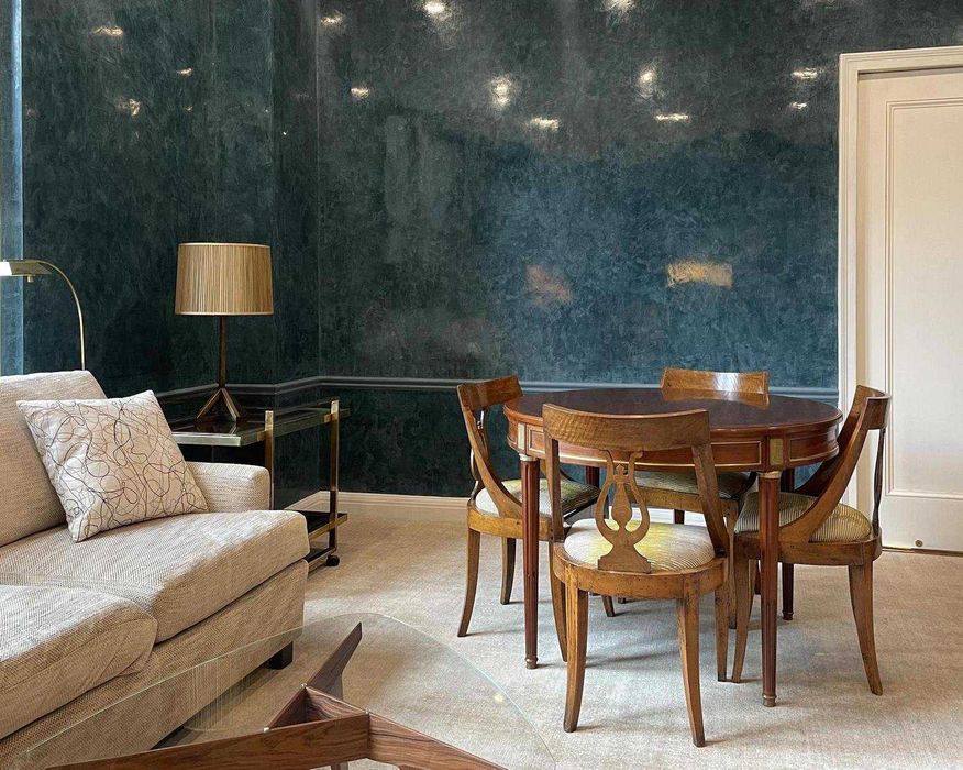 finisaje de lux, finisaje high-end, stucco veneziano, foita de aur