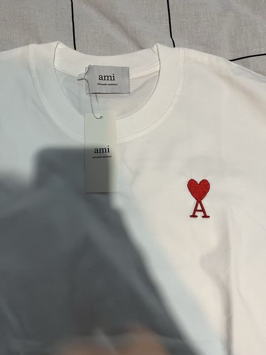 Tricou Ami Paris Alb