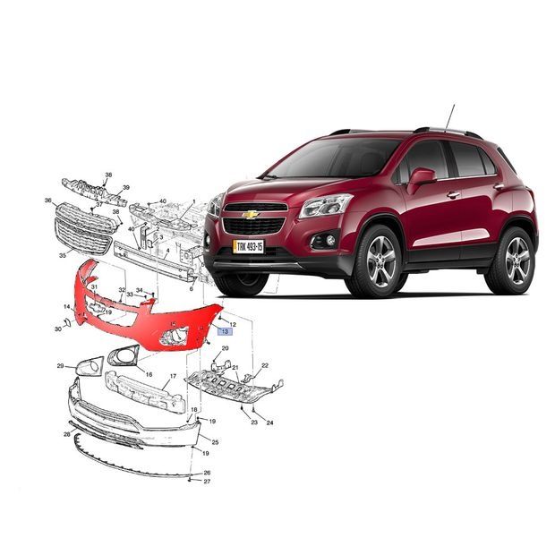 Капот Chevrolet trekker Шевроле трекер