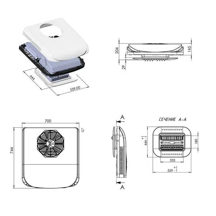 моноблок WOLFEN 1500Вт 12/24V