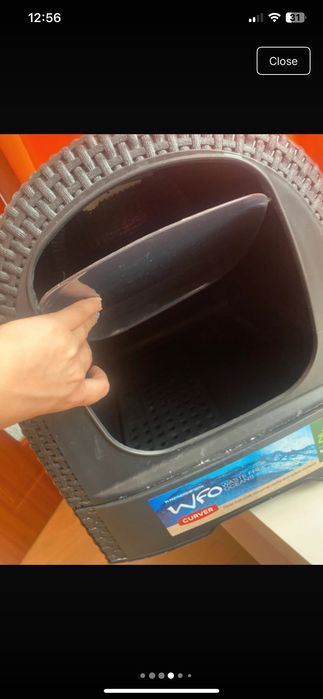 Litieră pisica acoperita