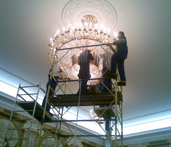 Люстра мойка чистка Qandil Yuvish