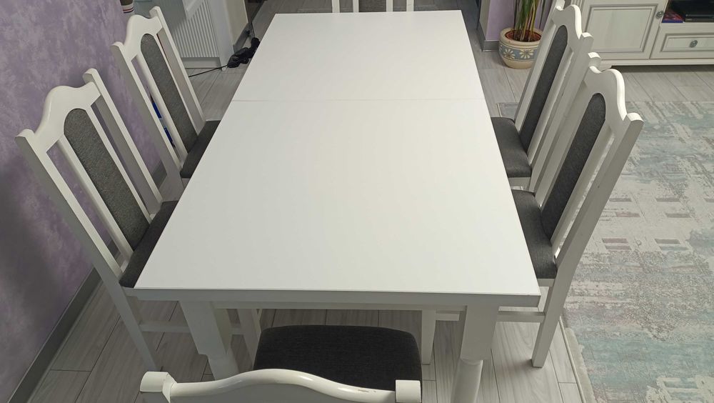 Vand masa + 6 scaune + pantofar