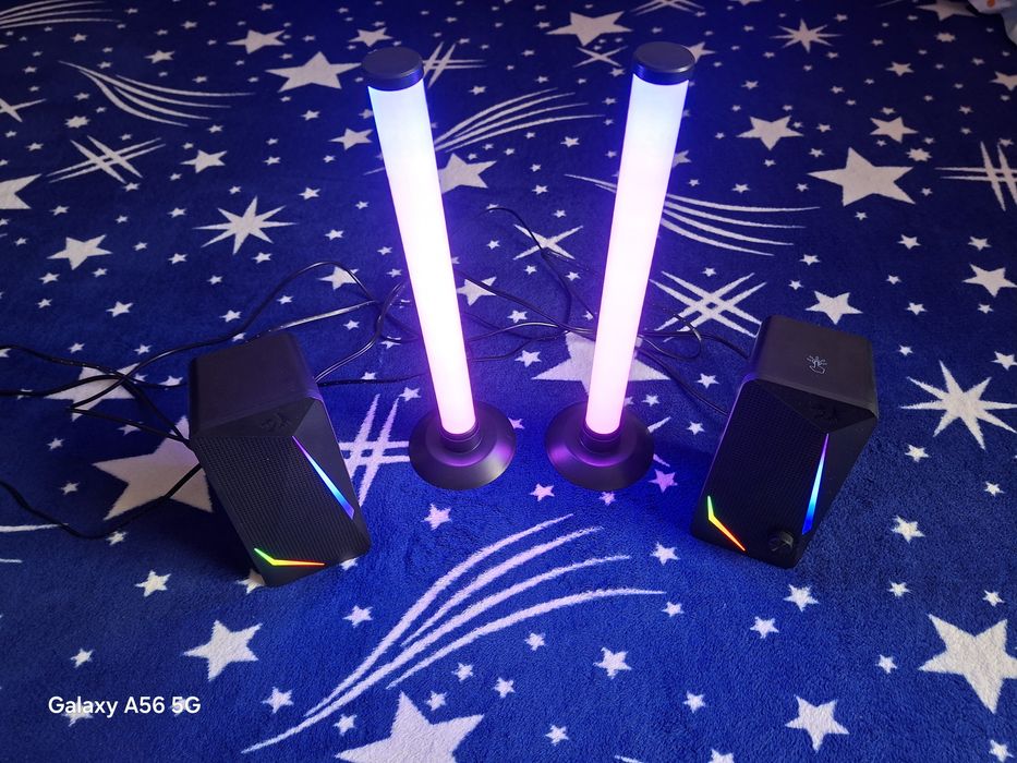 Boxe Redragon Waltz + 2 Lumini RGB + HDMI + 4 Cabluri ethernet