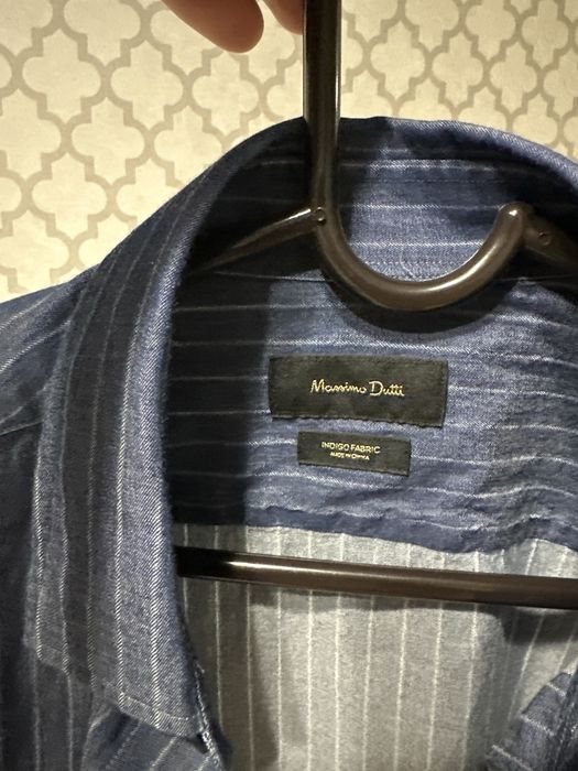 Рубашка из хлопка. Массимо Дутти. Massimo Dutti. Оригинал.
