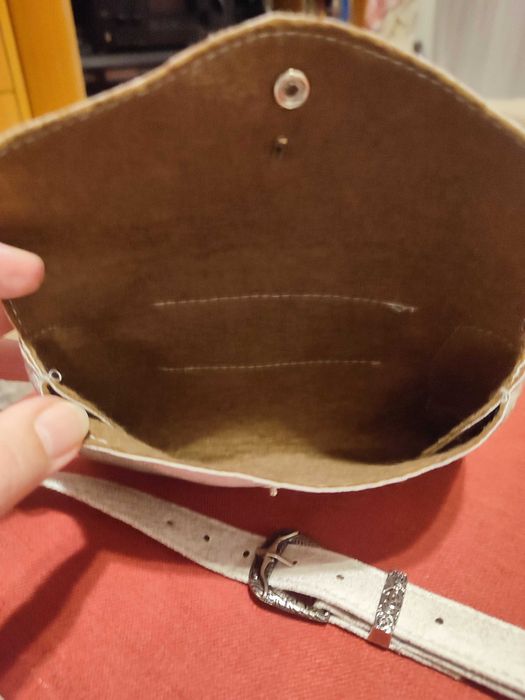 Poșetă cu curea handmade