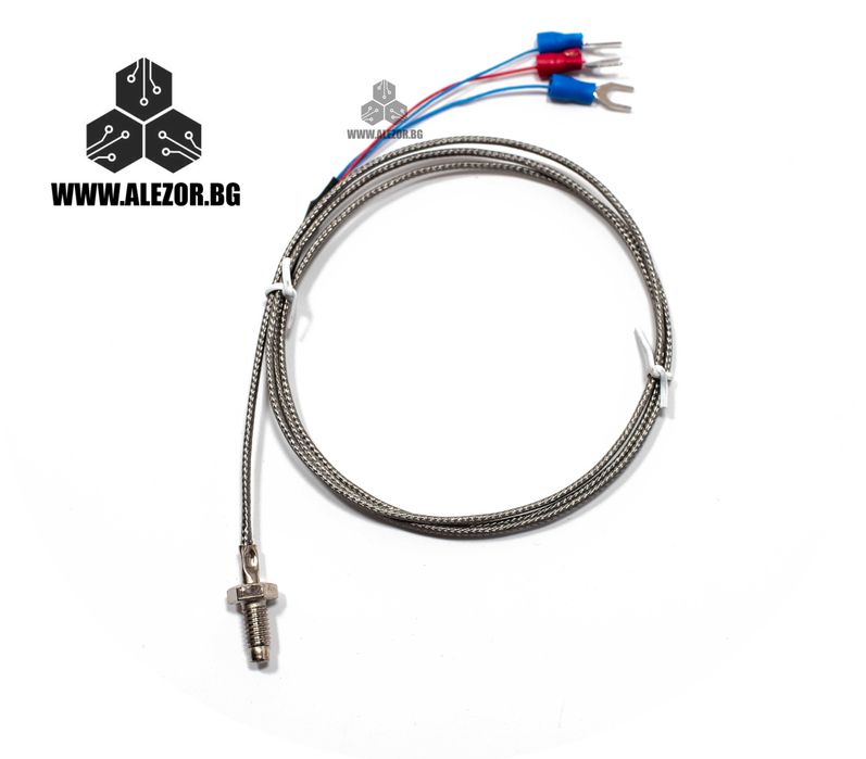 Температурен Сензор ,Терморезистор Тип Pt100, Резба М6, 20200072