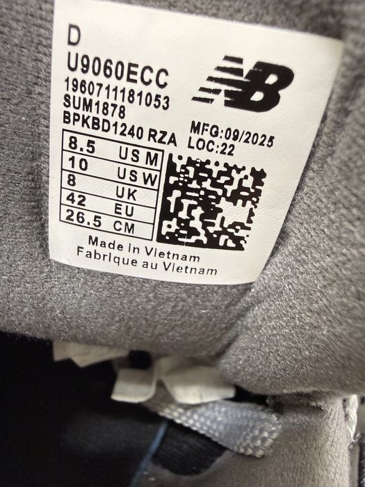 New Balance 9060 42 // 43 // 44 noi new
