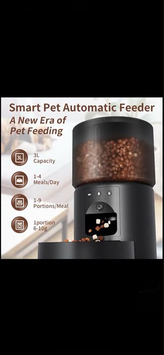 Hranitor inteligent cu Camera HD pt pisici si caini.NOU