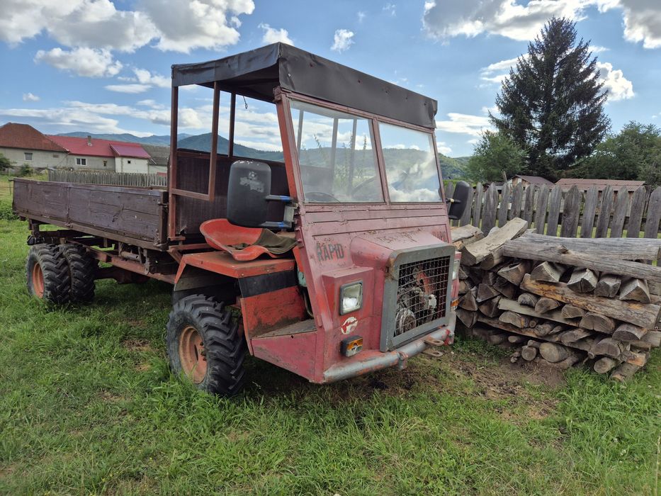 Motoagricola tractoras basculabil