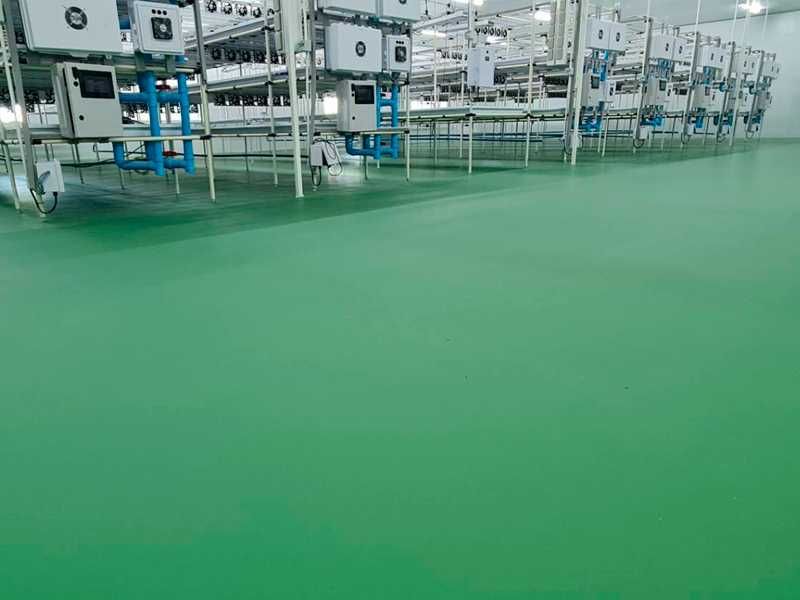 Полимерные эпоксидный полы. Шлифовка бетона