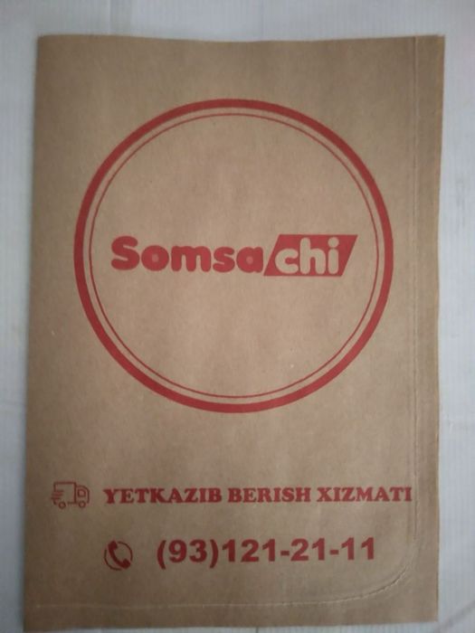 Somsa gumma uchun qogʻoz paketlar