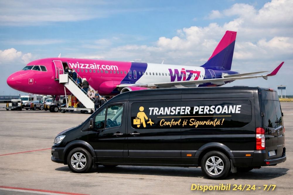 Transfer cu minibus la / de la aeroport Bucuresti , evenimente , tur