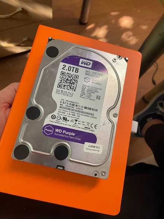 2 xHard disk Western Digital Purple 2 TB, SATA3