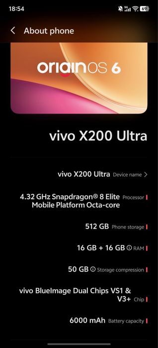 Vivo X200 Ultra 16GB Ram / 512GB stocare - ca nou utilizat o zi