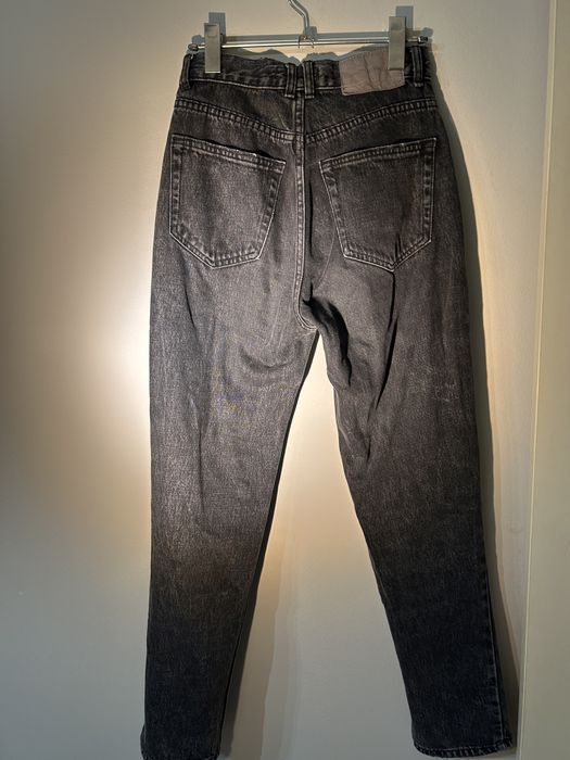 Blugi mom fit negrii