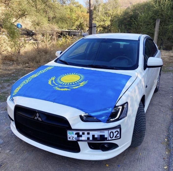 Флаги казахстана разных размеров