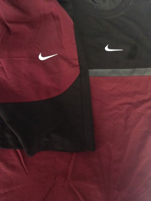 compleu nou nike tech pantaloni scurti tricou