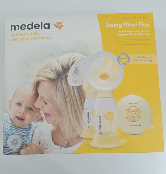 Двойна двуфазна електрическа помпа за кърма Medela Swing Maxi Flex