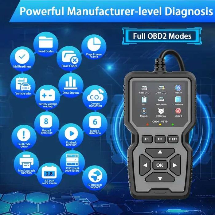 Diagnoza / tester auto V519 universal 2025