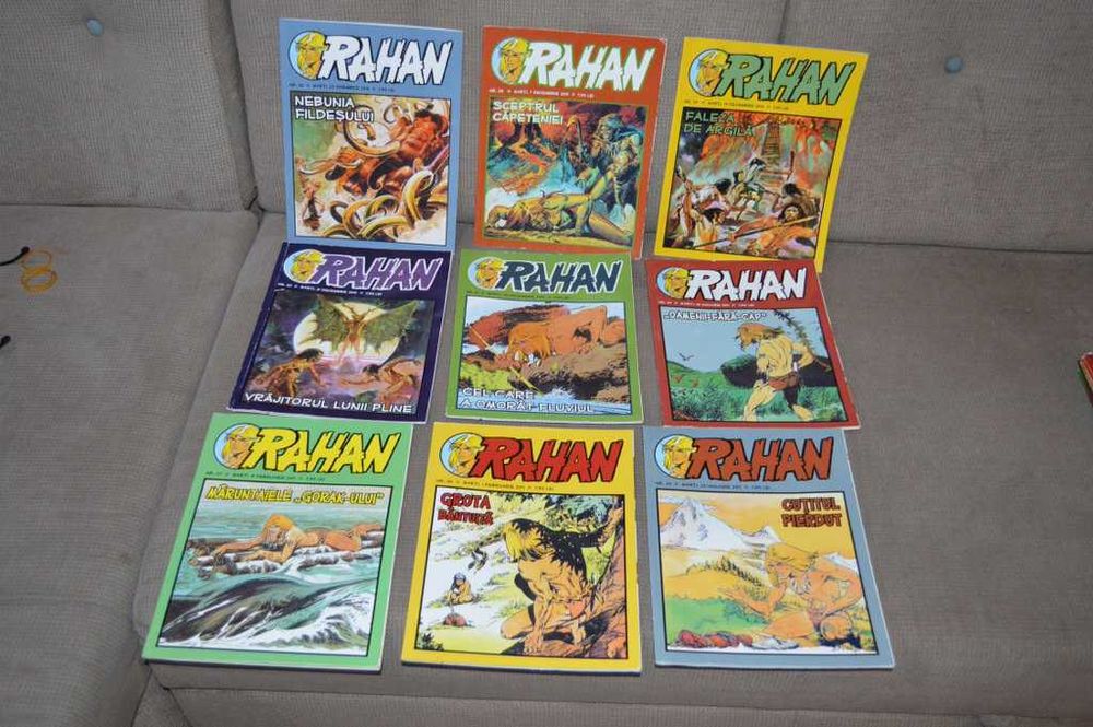 Colectie reviste RAHAN in limba romana - incompleta.