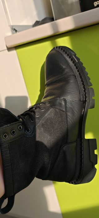 Bocanci tip army, Piele, Otter, Negri, 42.5