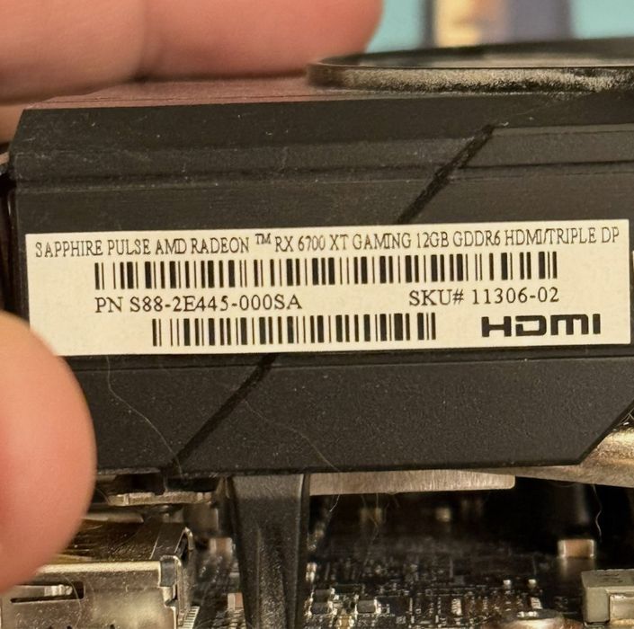 Видео Карта AMD Radeon RX 6700XT 12GB GDDR6