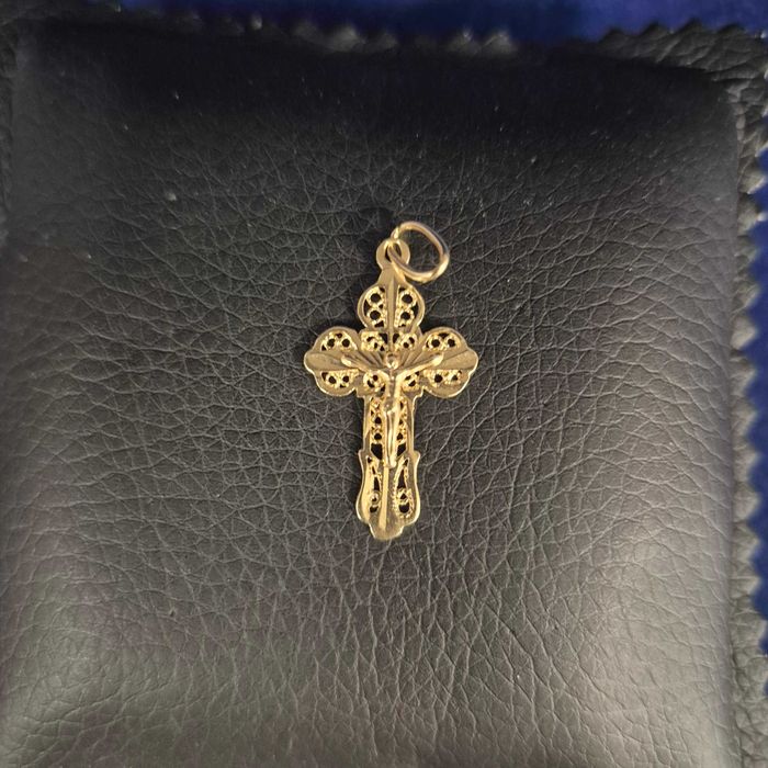 Medalion Aur 14K - 1.23 grame /   ( B33082.1/ Ag28 Doi Baieti )