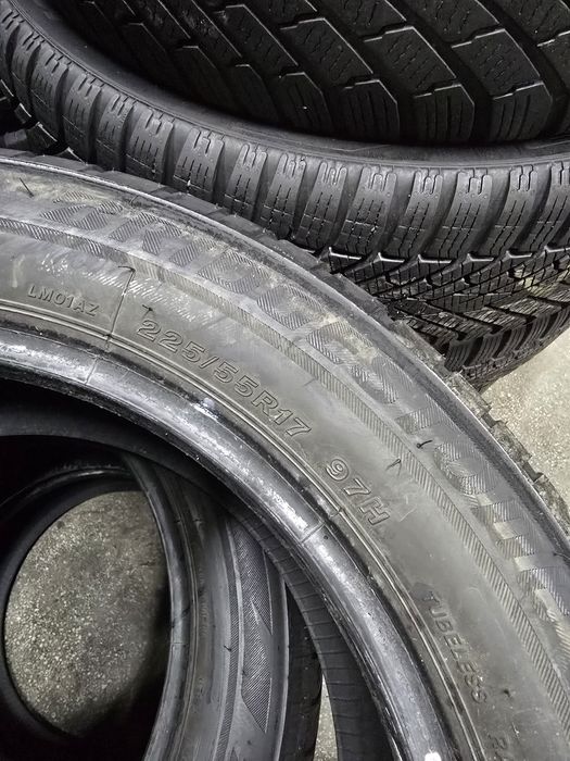 4x 225/55/17 M+S BRIDGESTONE 2022 RUNFLAT Stare excelentă