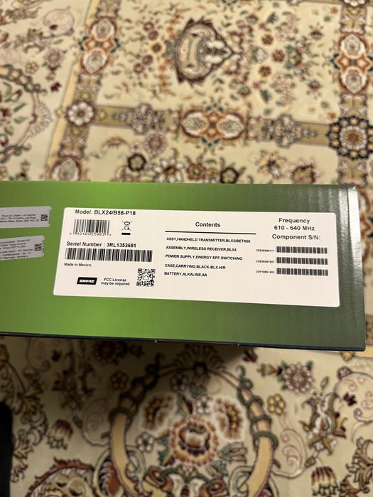 Продам новый микрофон Shure