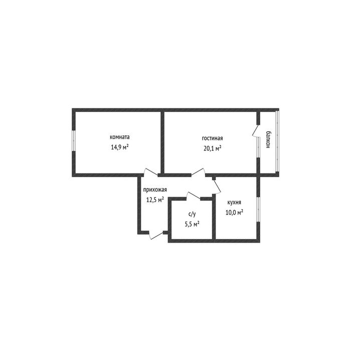 2х комнатную мкр.Юбилейный