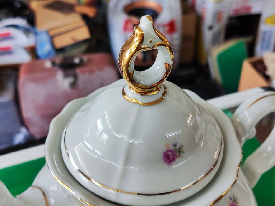 Български чайник порцелан 1958 г