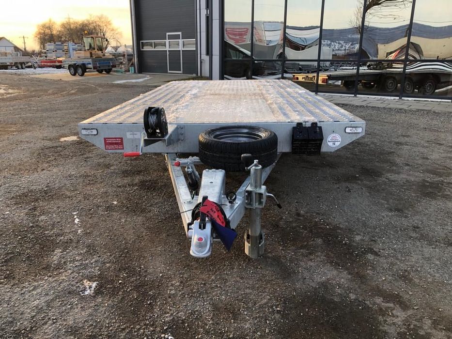 Niewiadow Jupiter 6m 3 axe 3500kg Remorca /Platforma transport auto 6m/2m 3 axe Cu tego pe mijloc